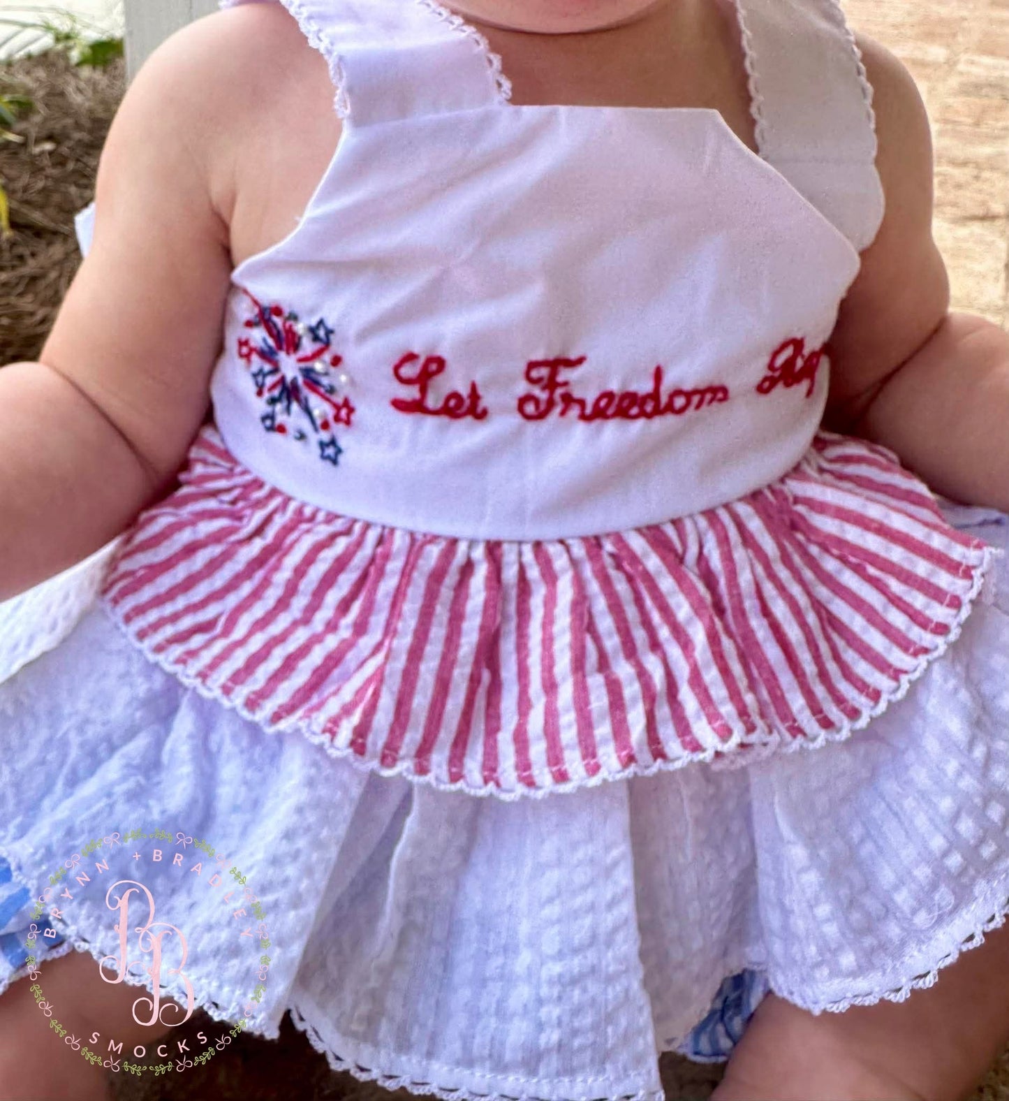 RTS: Let Freedom Ring Girl Diaper Set