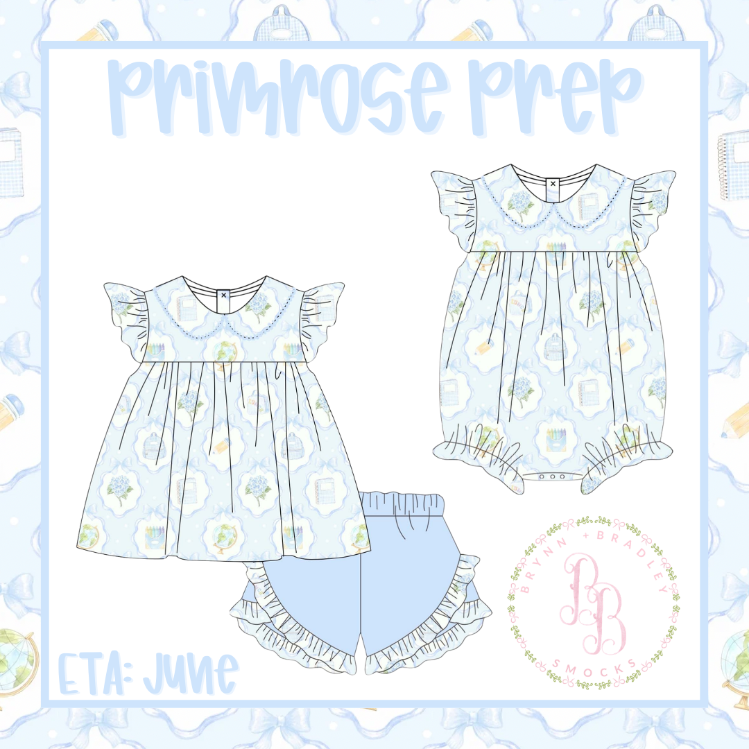 RTS: Primrose Prep Girl Shorts Set