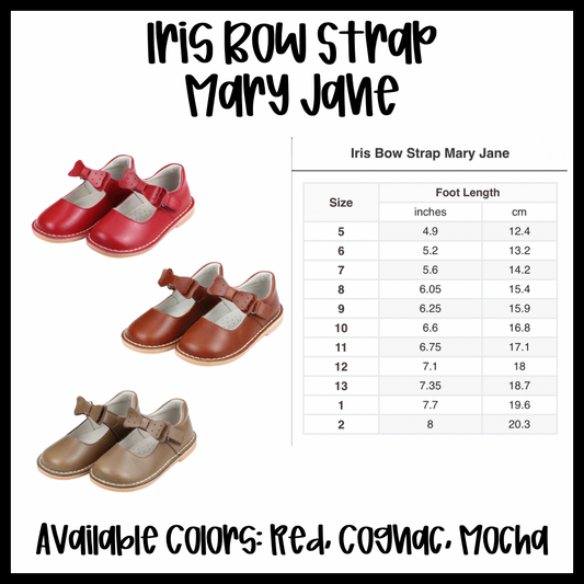 Preorder: Iris Bow Strap Mary Jane Shoe