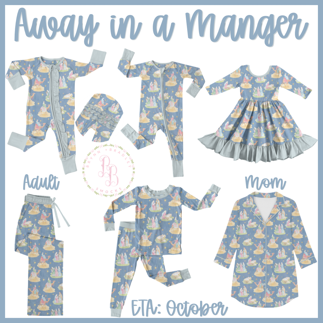 WS Preorder: Christmas Bamboo: Away in a Manger Collection- ETA: October