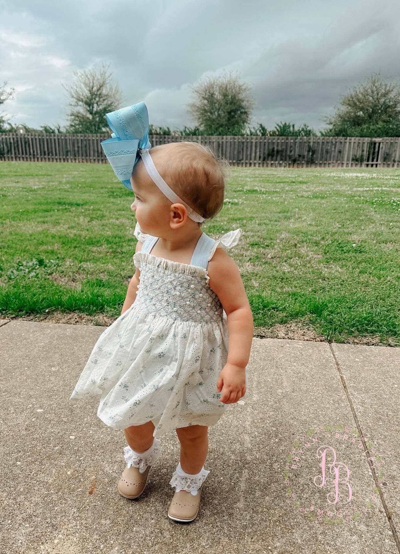 RTS: Vintage Rosebuds Girl Skirted Bubble