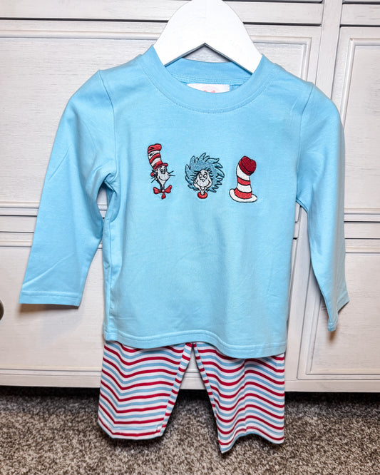 RTS: Cat in the Hat Boy Pants Set