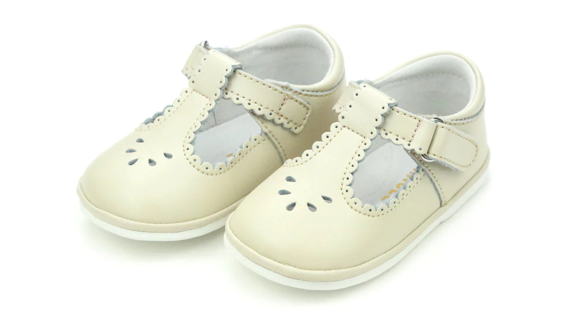 Preorder: Dottie Scalloped T-Strap Mary Jane Shoe