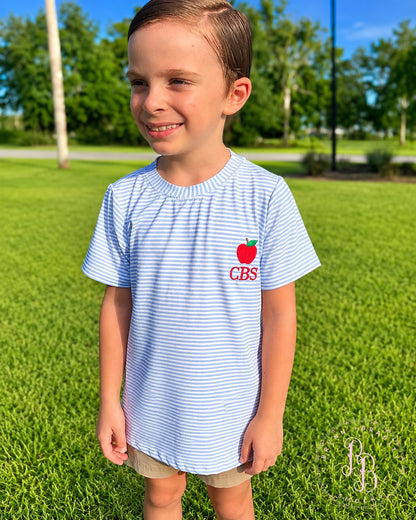 RTS: Boy’s Back to School Apple Shirt
