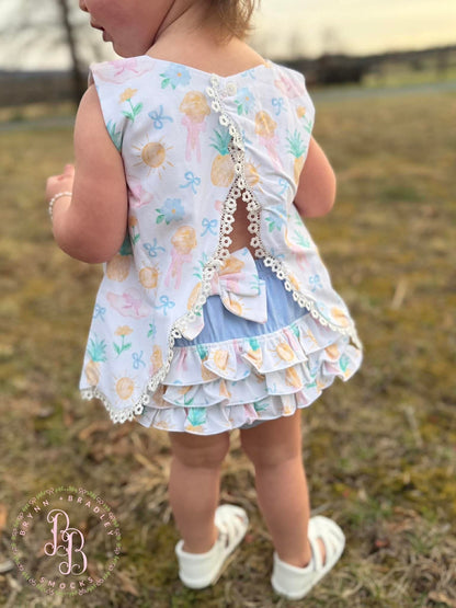 RTS: Sweet Sunshine Girl Diaper Set