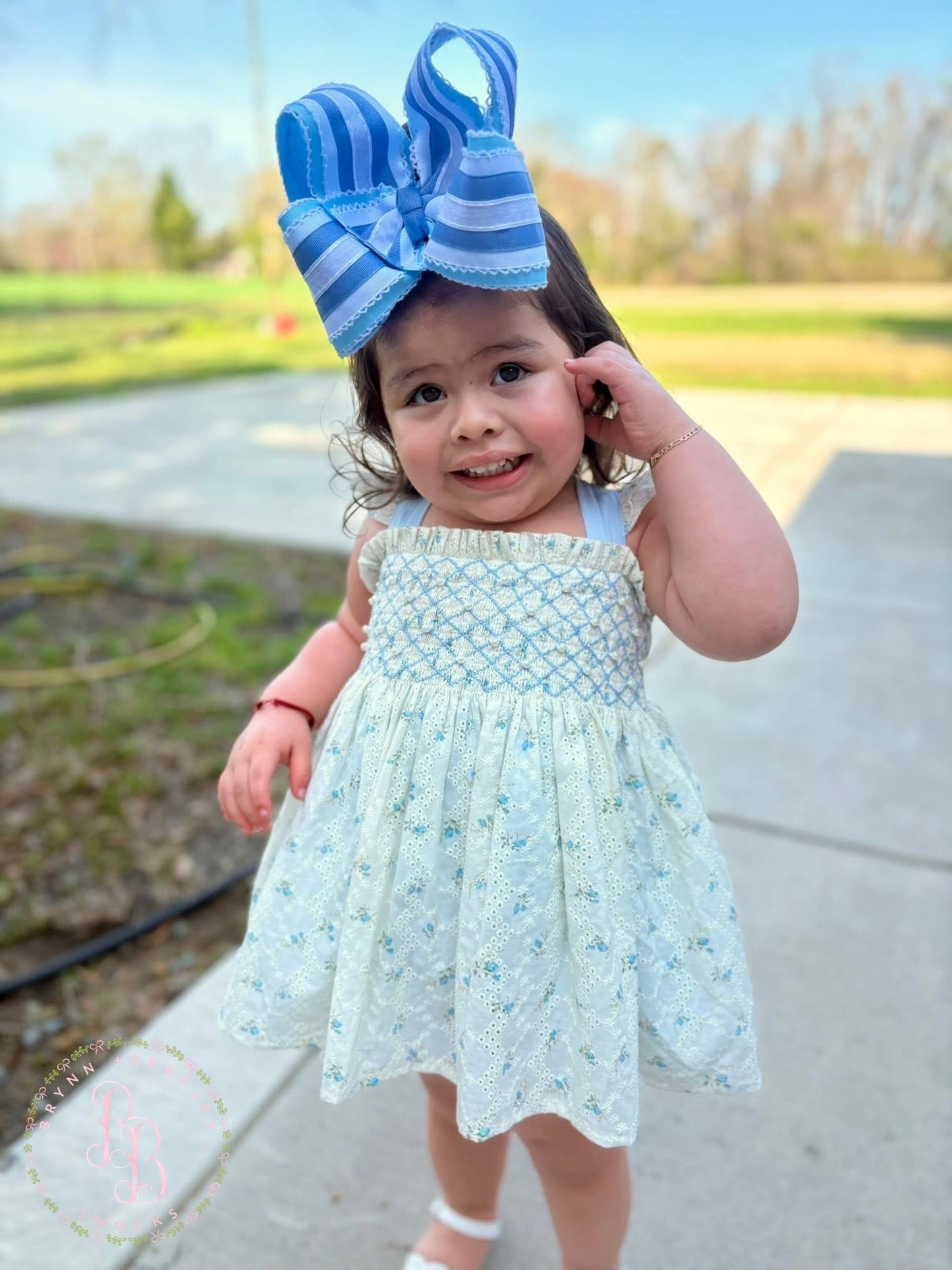 RTS: Vintage Rosebuds Girl Skirted Bubble