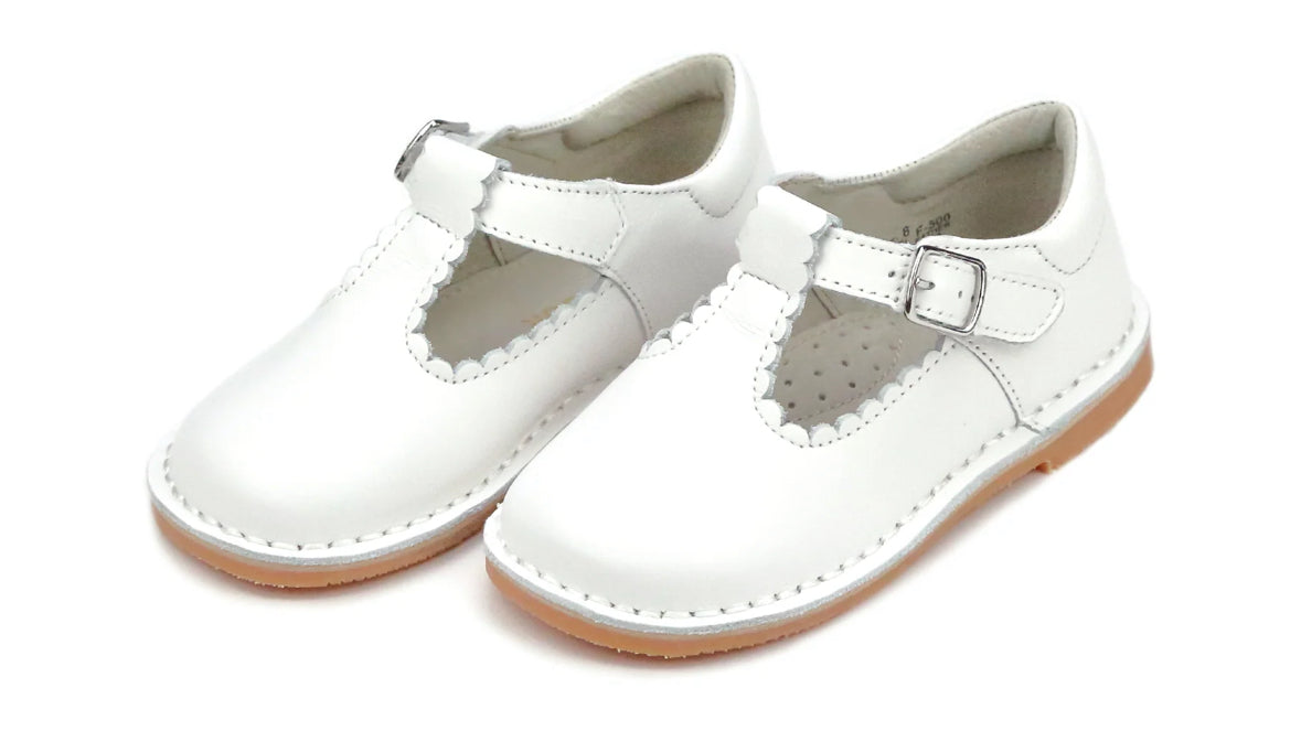 Preorder: Selina Scalloped T-Strap Mary Jane Shoe