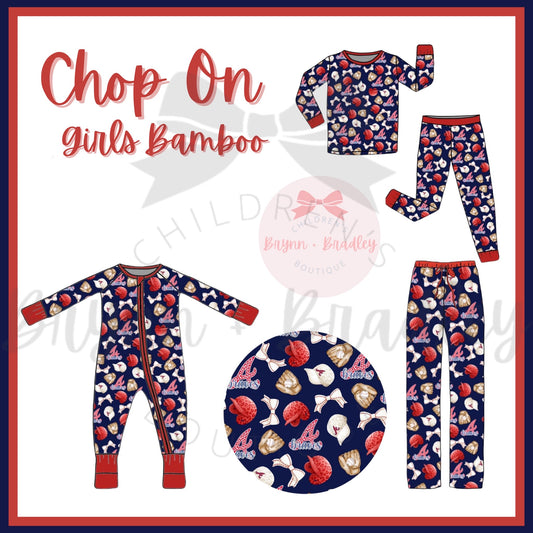 Chop On Girls Bamboo Zippy