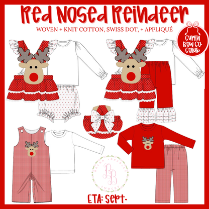 PO29: Red Nosed Reindeer Boy Longall Set