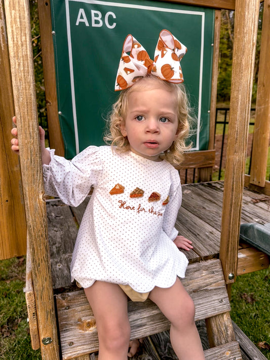 PO28: Here for the Pie Girl Diaper Set