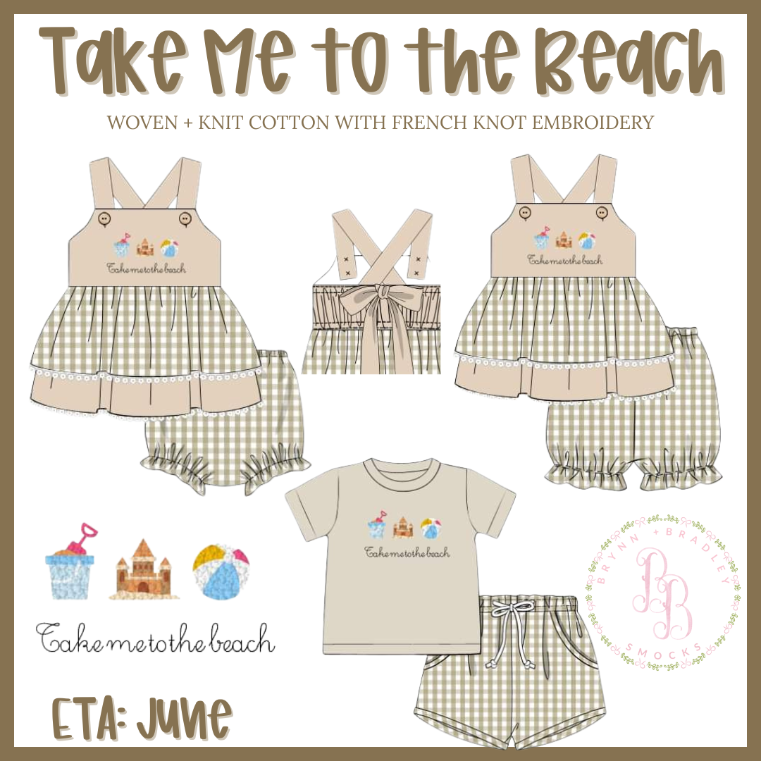 RTS: Take Me to the Beach Boy Shorts Set