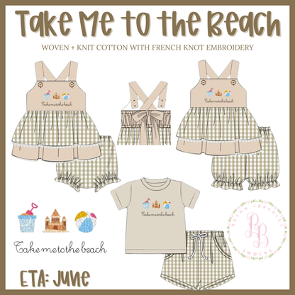 RTS: Take Me to the Beach Boy Shorts Set