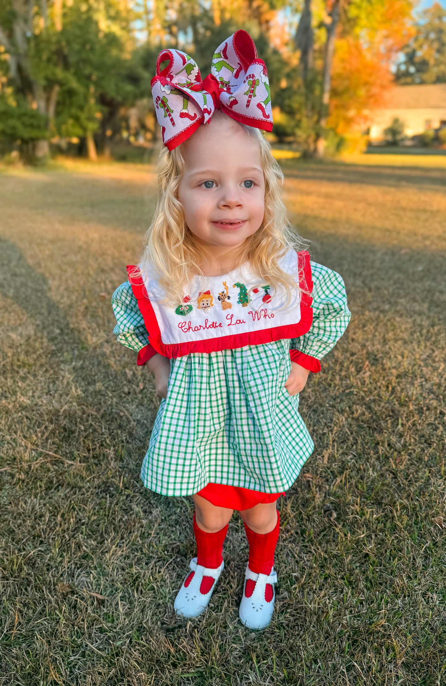 PO30: French Knot Whoville Girl Diaper Set- ETA: October