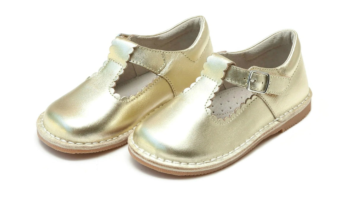 Preorder: Selina Scalloped T-Strap Mary Jane Shoe
