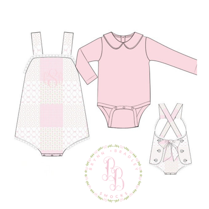 RTS: Parker’s Patchwork Girl Sunsuit Set