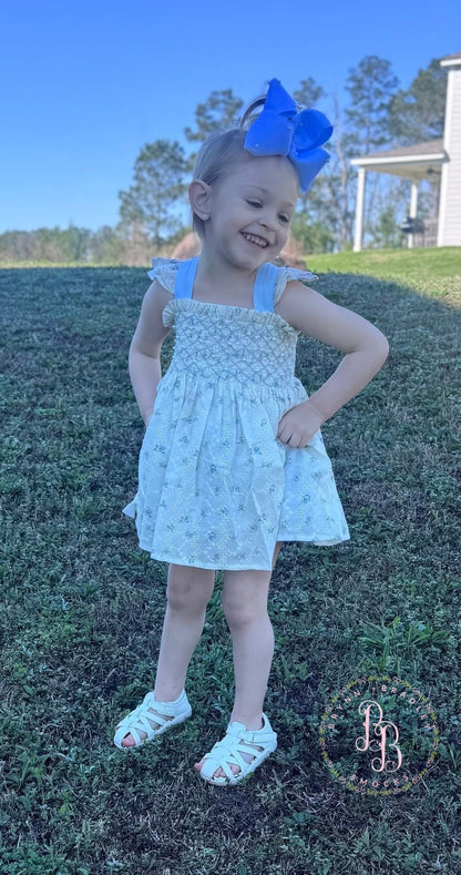 RTS: Vintage Rosebuds Girl Skirted Bubble