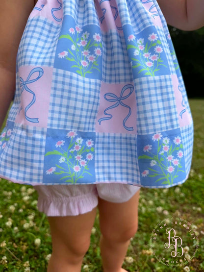 RTS: Summer Patchwork Girl Diaper Set