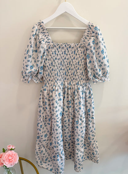 RTS: Bluebell Blooms Mom Midi Dress