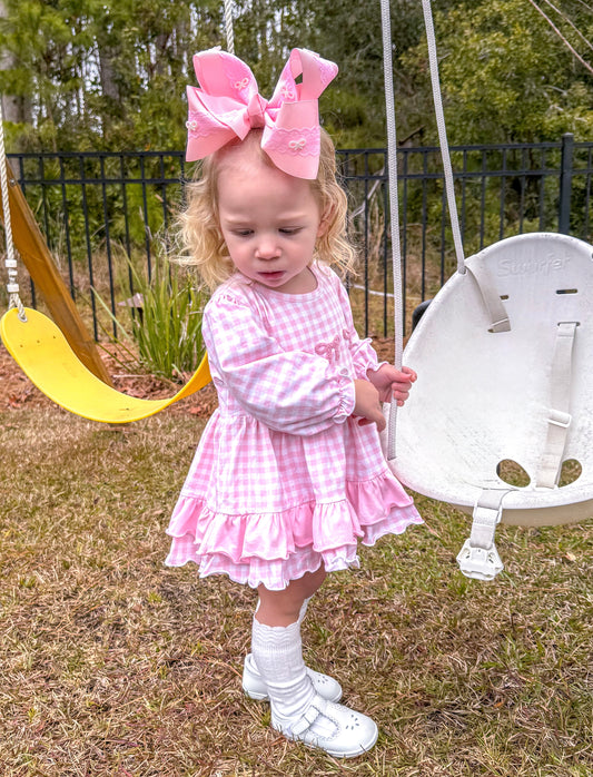 RTS: Buddies + Bows Girl Skirted Bubble