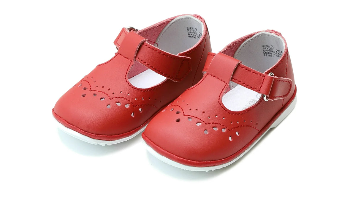Preorder: Birdie Leather T-Strap Mary Jane Shoe
