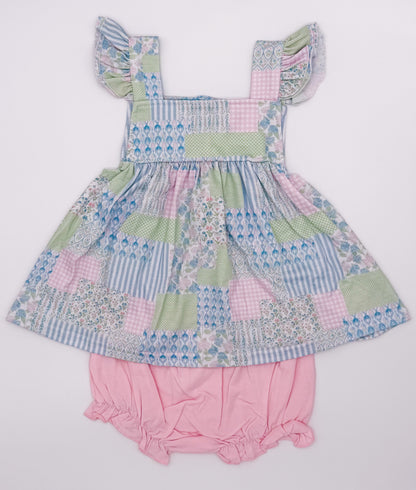RTS: Patchwork Dreams Girl Diaper Set