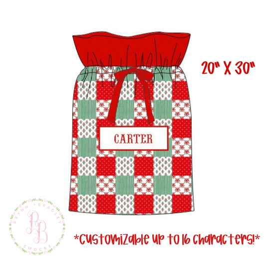 PO30: Patchwork Decor: Santa Sack- ETA: October