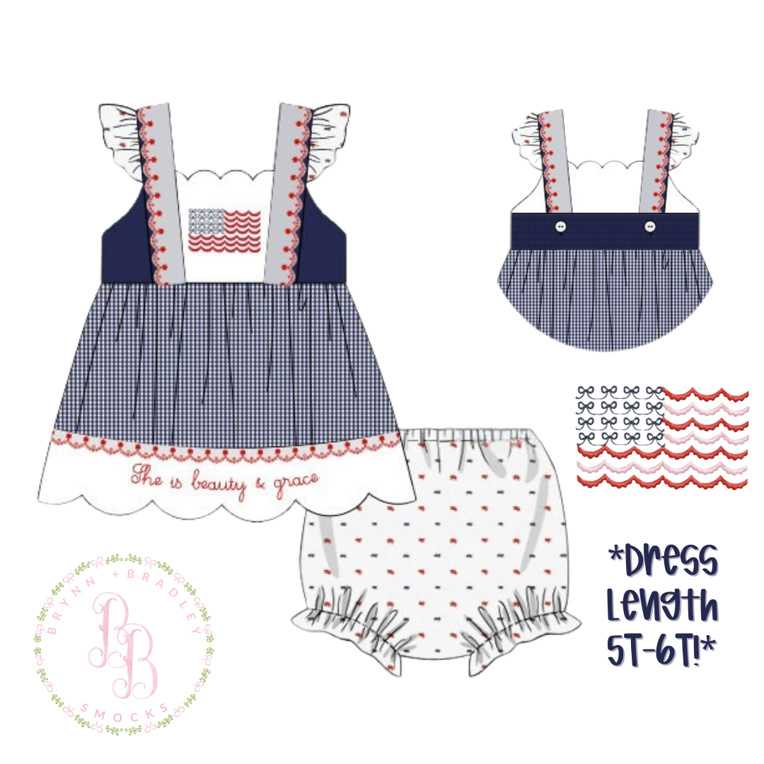 RTS: Beauty + Grace Girl Diaper Set
