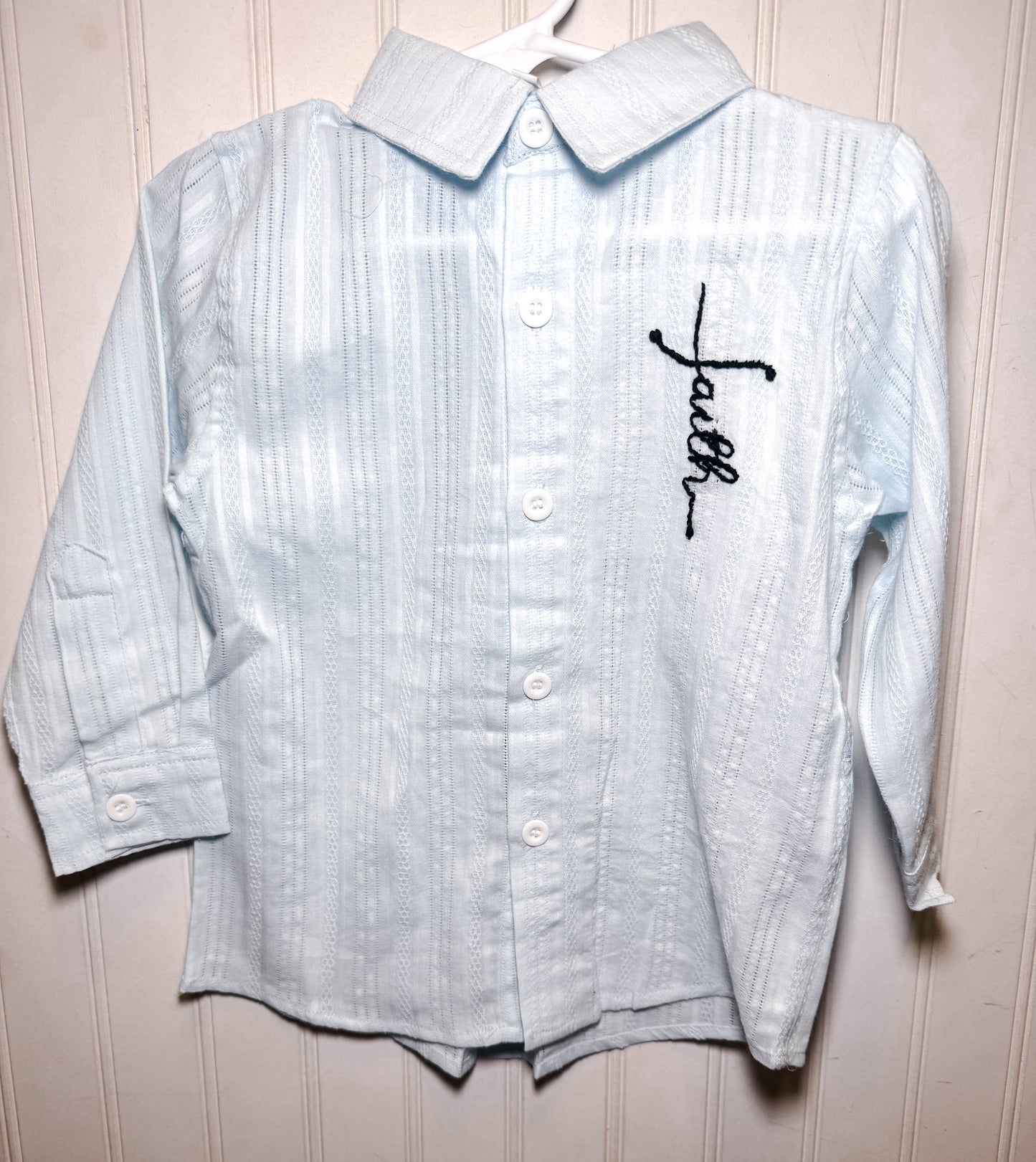 Goodness of God Boy Button Down Shirt