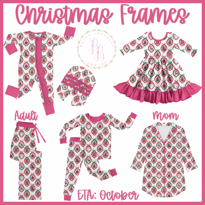 WS Preorder: Christmas Bamboo: Christmas Frames Collection- ETA: October