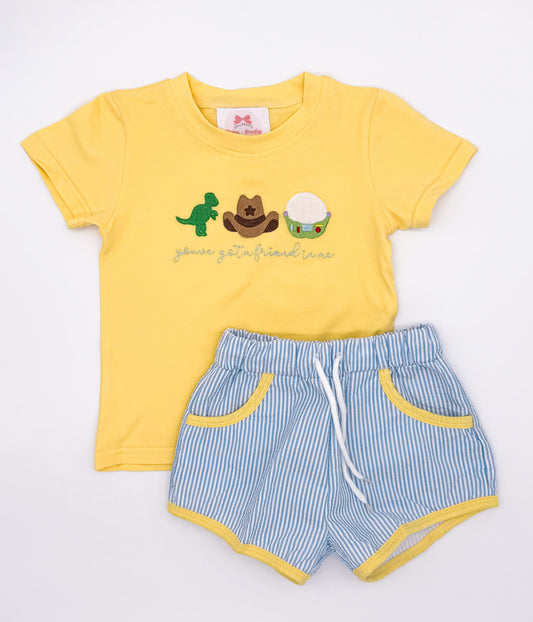 RTS: Toy Friends Boy Shorts Set