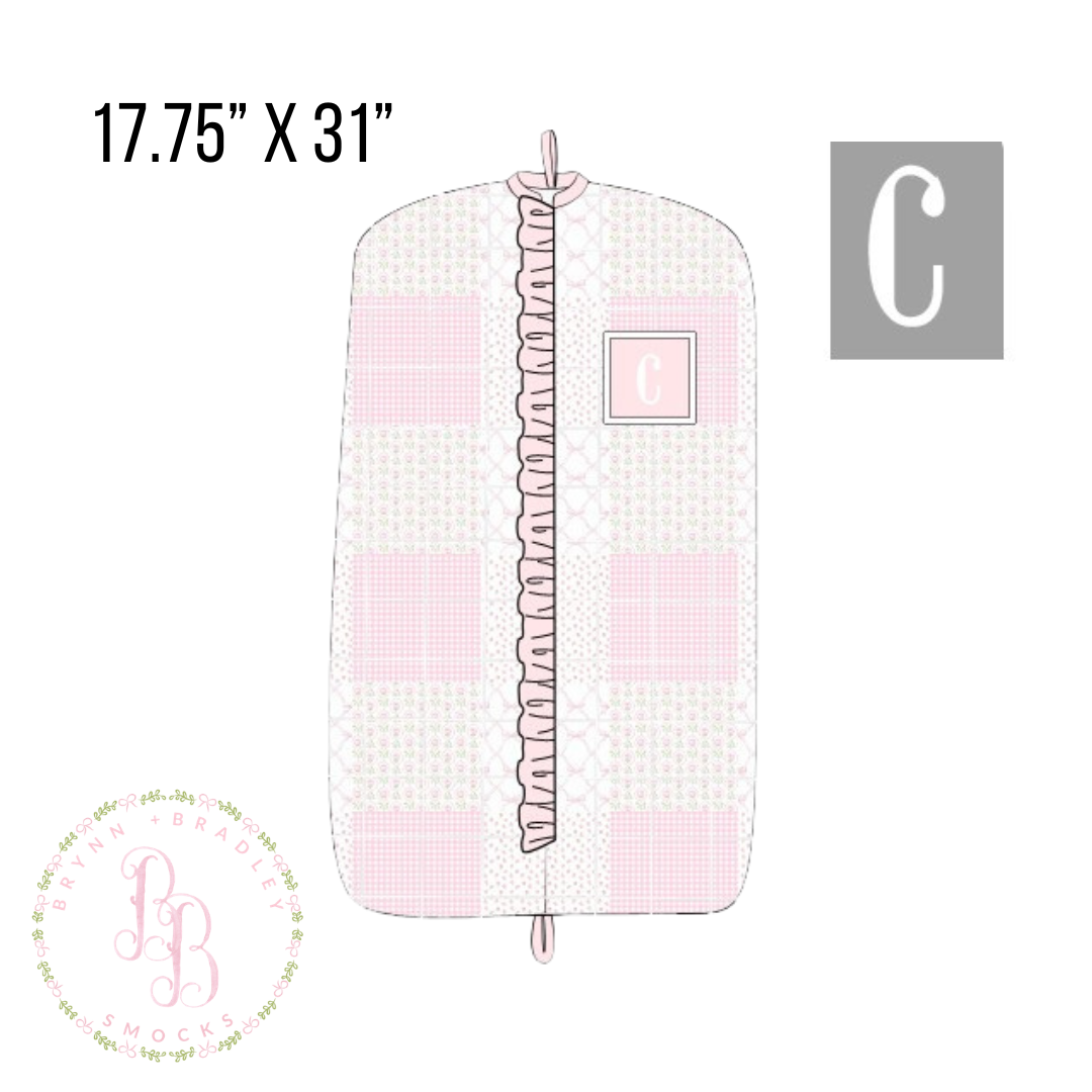 PO30: Parker’s Patchwork Smocked Garment Bag- ETA: October