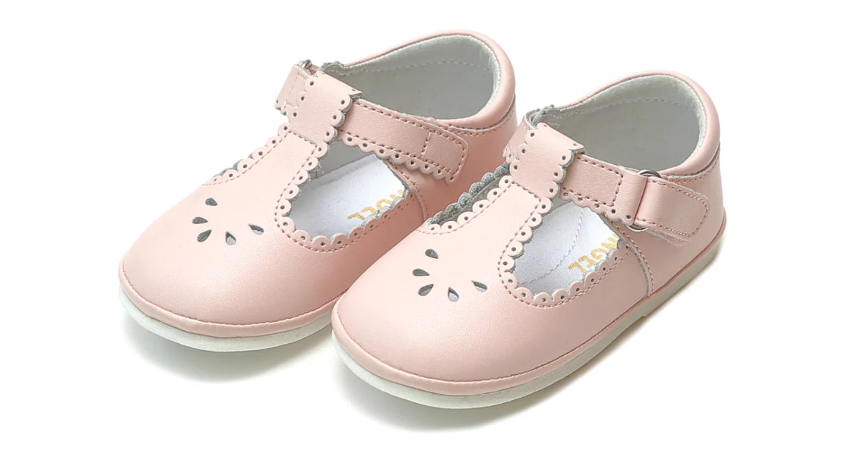 Preorder: Dottie Scalloped T-Strap Mary Jane Shoe