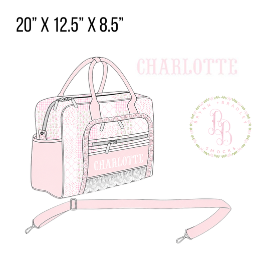 PO30: Parker’s Patchwork Smocked Weekender Bag- ETA: October