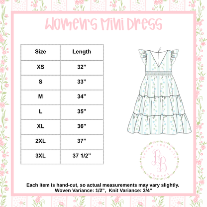 RTS: Mom + Me Fall Floral Mom Mini Dress
