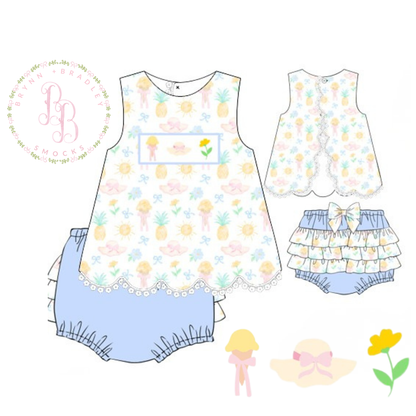RTS: Sweet Sunshine Girl Diaper Set