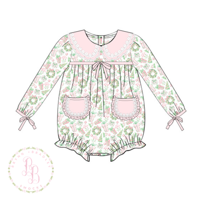 PO30: Watercolor Christmas Girl Bubble- ETA: October