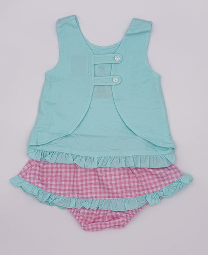 RTS: Sandcastles + Seashells Girl Diaper Set