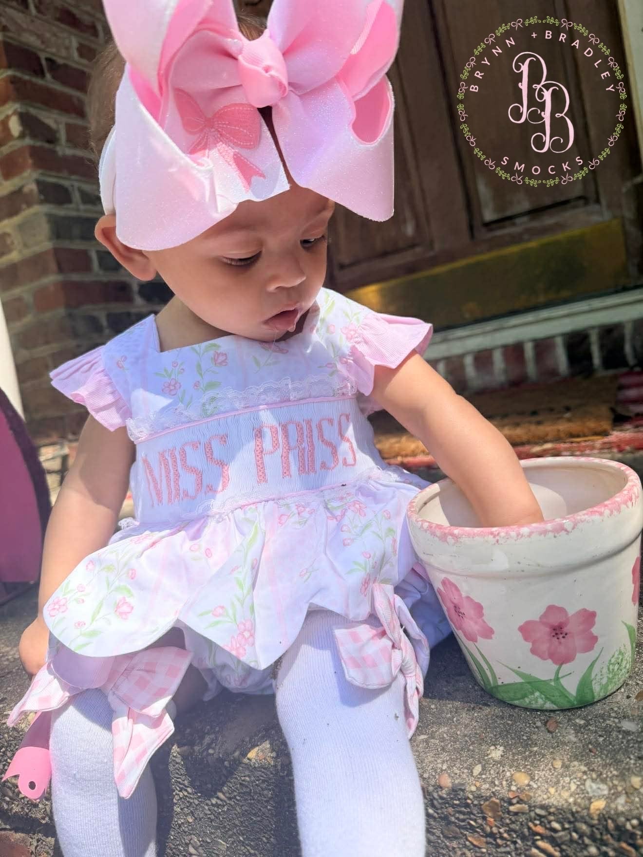 RTS: Emersyn’s Floral “Mama’s Girl” Girl Skirted Bubble