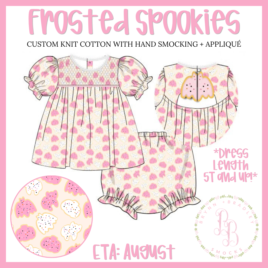 PO28: Frosted Spookies Girl Diaper Set + Dress