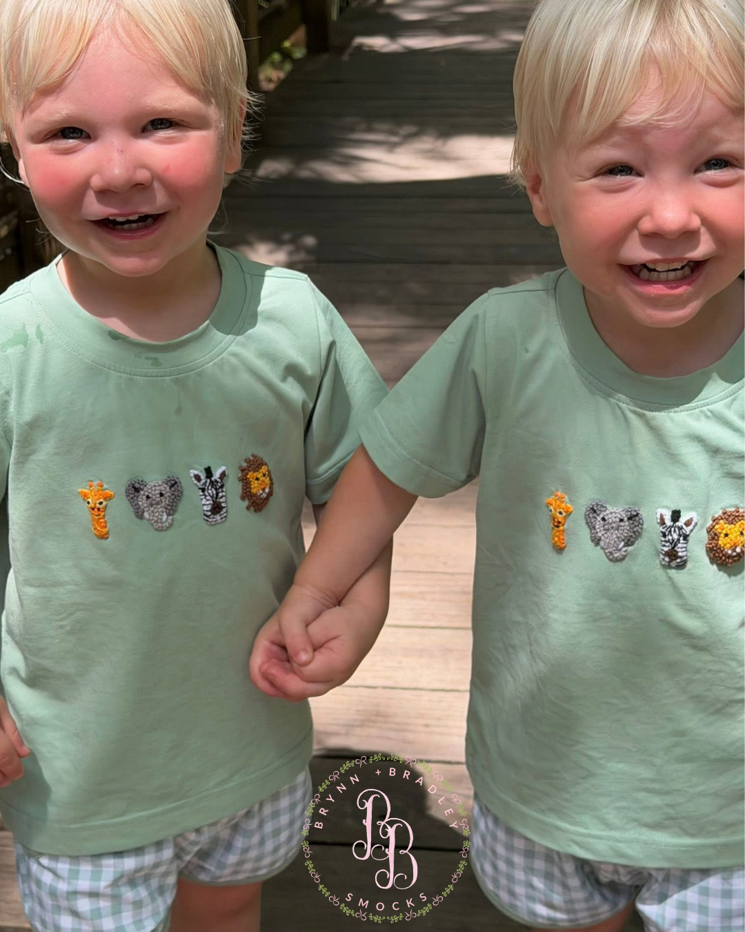 RTS: Zoo Friends Boy Shorts Set