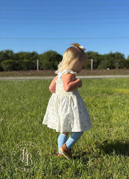 RTS: Vintage Rosebuds Girl Skirted Bubble