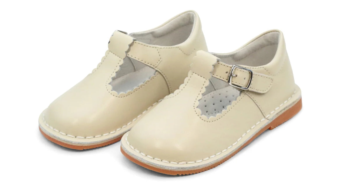 Preorder: Selina Scalloped T-Strap Mary Jane Shoe