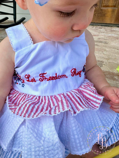 RTS: Let Freedom Ring Girl Diaper Set