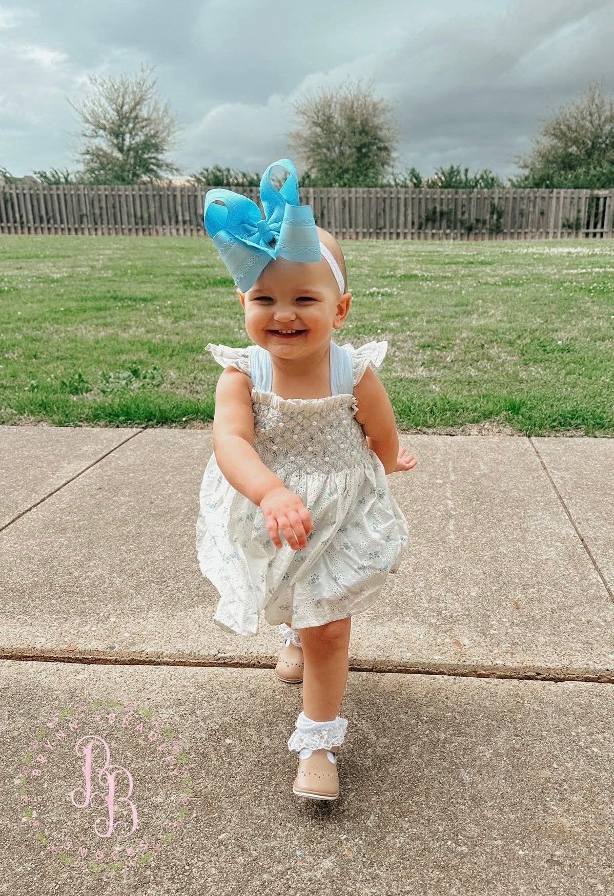 RTS: Vintage Rosebuds Girl Skirted Bubble