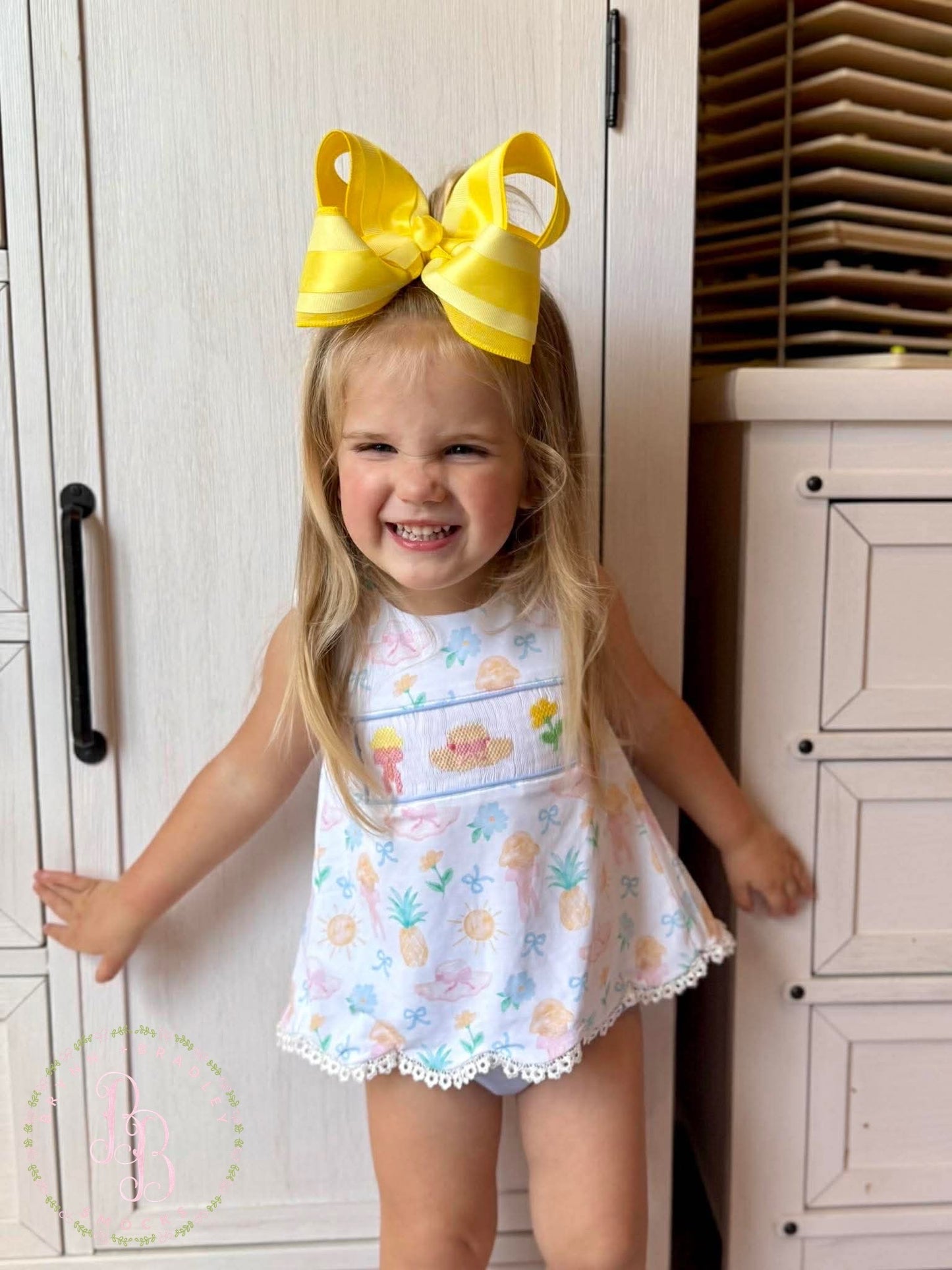 RTS: Sweet Sunshine Girl Diaper Set