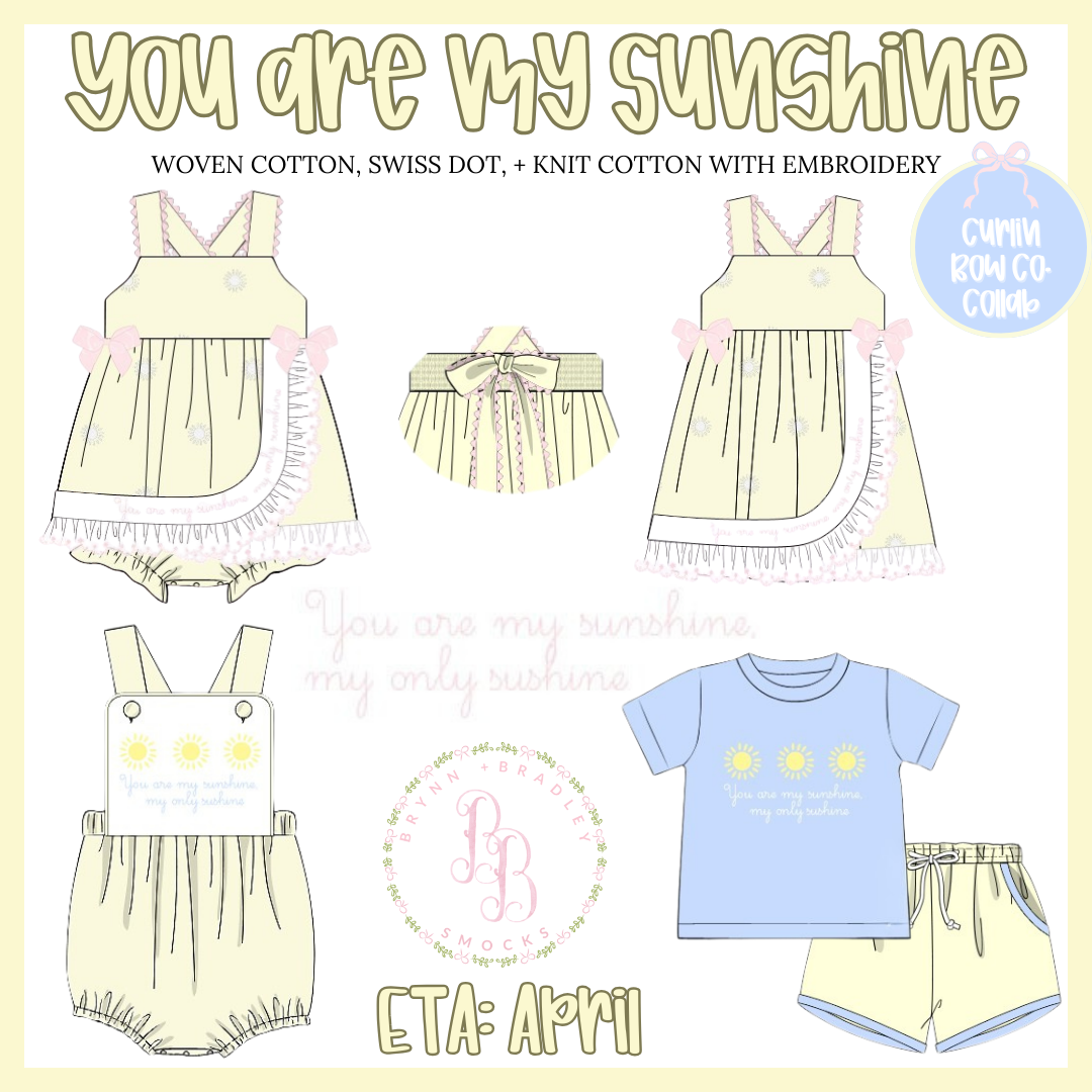 RTS: You Are My Sunshine Girl Dress