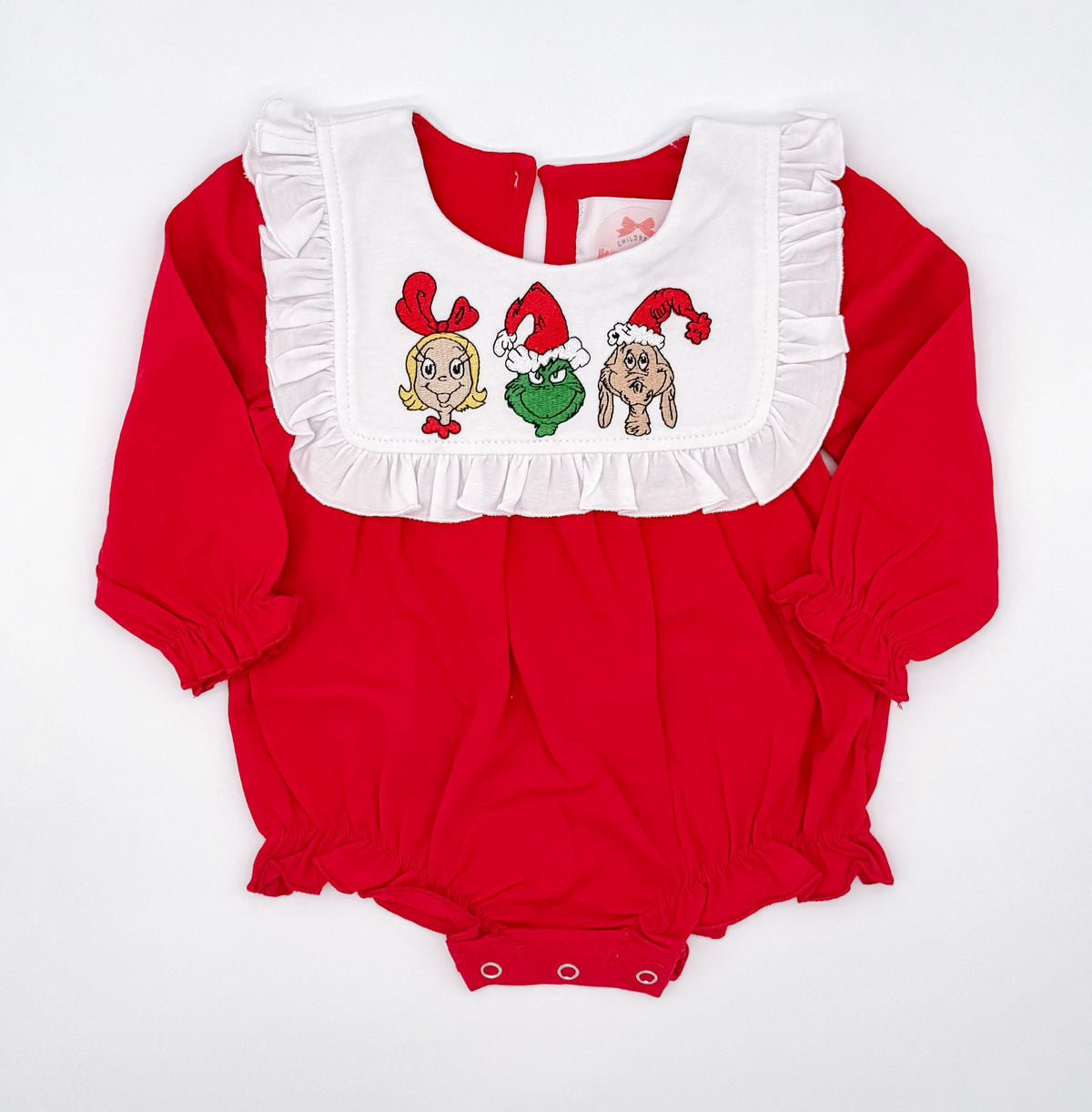 RTS: Whoville Holiday Trio Girl Bubble