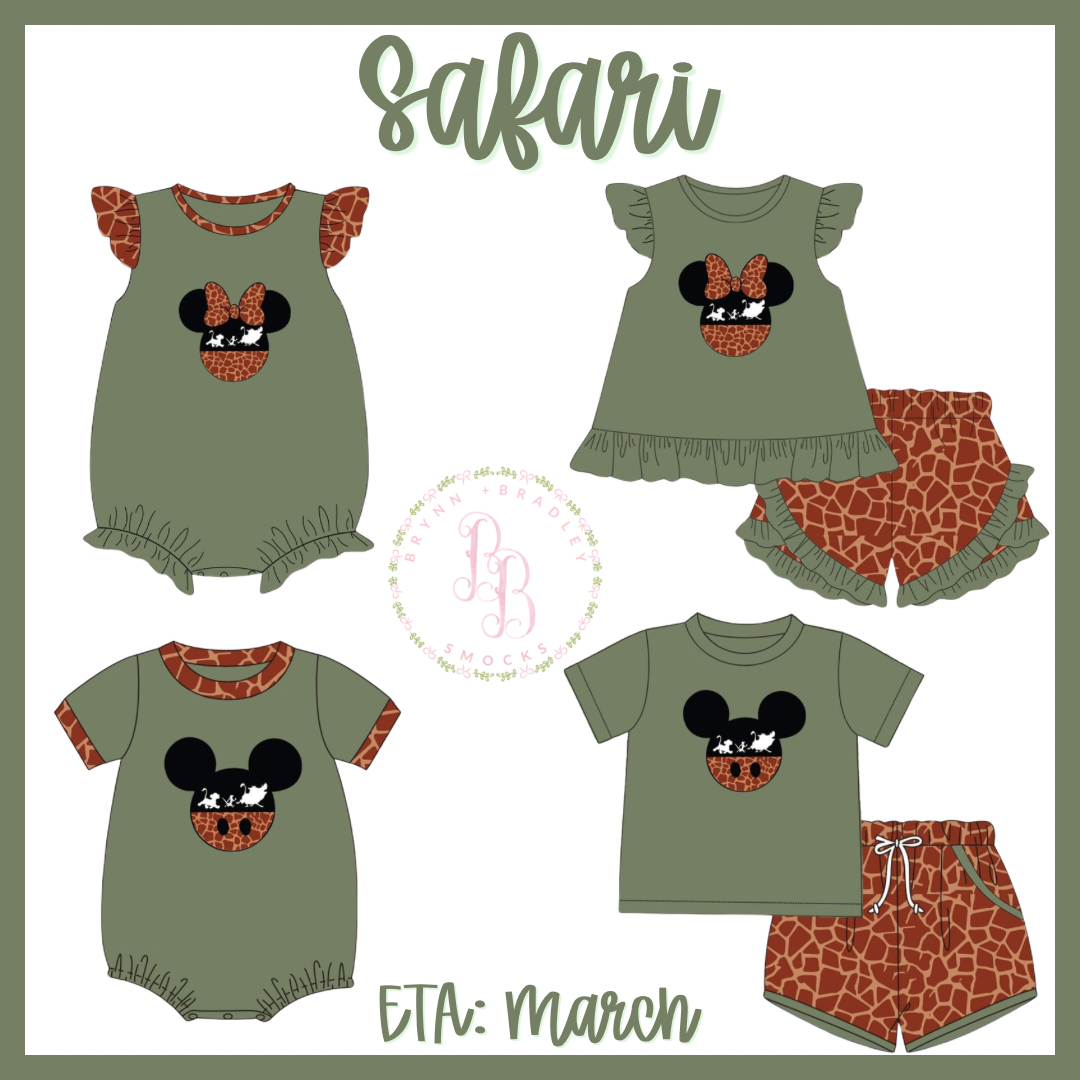 Preorder: Safari Collection - ETA: March