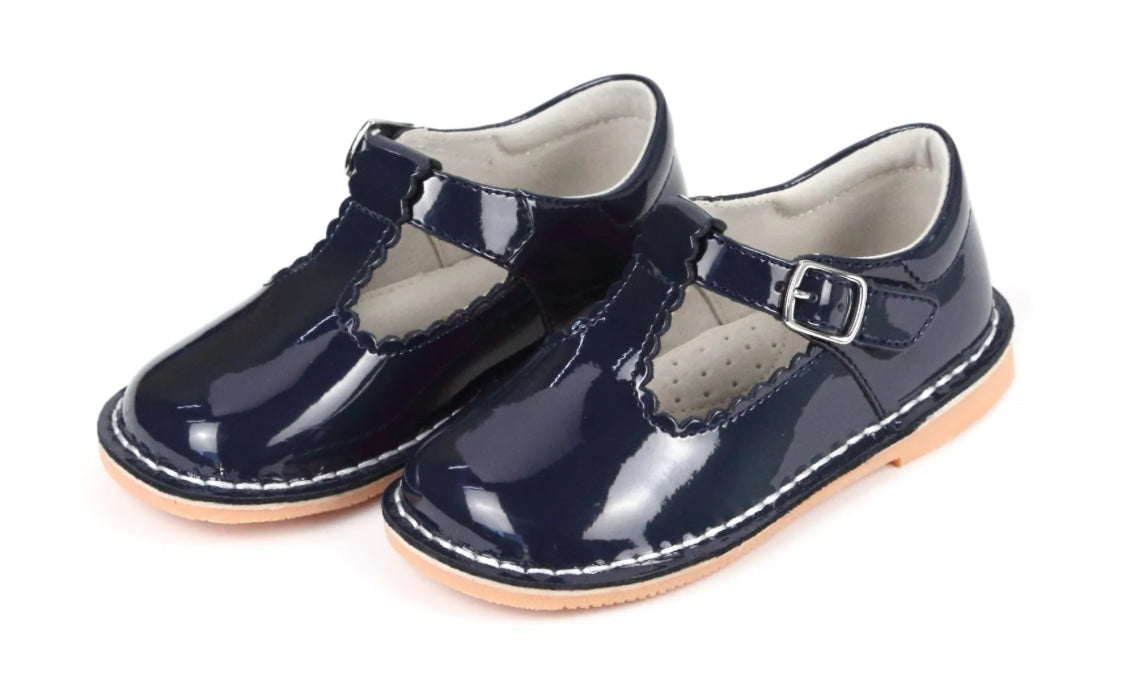 Preorder: Selina Scalloped T-Strap Mary Jane Shoe