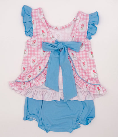 RTS: Blush + Bloom Girl Diaper Set